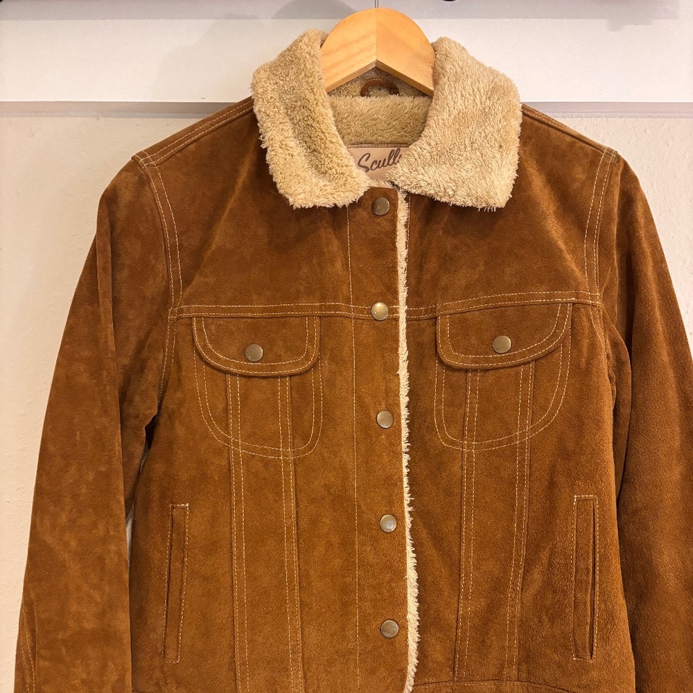 Genuine Suede Jean Jacket